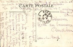 Brest CPA La grande rue et le port de guerre