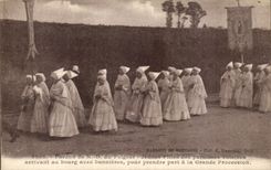 CPA PArdon de ND du Folgoet Jeunes filles des paroisses voisines 