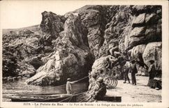 Pointe du Raz CPA Le port de Bestree Le refuge des barques des pecheurs