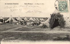 Wood the Bishop - the Evening meal - tries - militaria - CPA