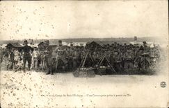 Life with the Wood Camp the Bishop - a ready Company has to leave to the Shooting - militaria - CPA