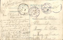 Life with the Wood Camp the Bishop - a ready Company has to leave to the Shooting - militaria - CPA