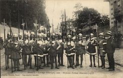 Historische Prozessionelsassische Men-at-arms Nancy-CPA (1477) TOP