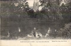 Saint Nicolas du port CPA Les bords de la Meurthe