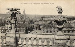 Nancy CPA Vue panoramique prise de l'hotel de ville