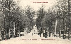 Nancy CPA La pepiniere La grande allee du jet d'eau