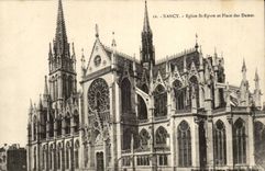 Nancy CPA Eglise Saint Epvre et place des dames