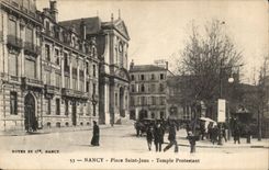Nancy - Square Saint Jean - Temple Protestant - CPA 
