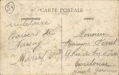 Nancy - Bombardement de 9 10 Septembre 1914 Ruines de la Fabrique prise de la Rue Jeannot - CPA 