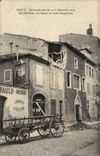 Nancy CPA Bombardement septembre 1914 Rue Ste Anne La maison du culte evangeliste