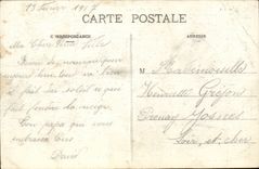 Toul CPA Garten des Rathauses das Wasserstrahl