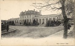 Toul CPA Bahnstation