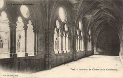 InnenToul CPA des Klosters der Kathedrale
