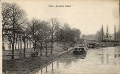 Toul CPA Bahnstation des Wassers