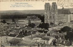 Toul CPA die Ansicht Saint vertreten von der Gengoult Rathaus Kathedrale