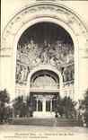 Environs de Nancy CPA Portail de la salle des fetes