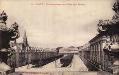 Nancy CPA Vue panoramique sur la place de la Carriere
