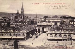 Nancy CPA La place Stanislas prise de l'hotel de ville