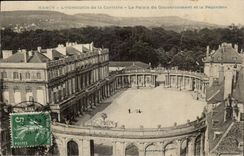 Nancy CPA Hemicycle de la carriere Le palais du gouvernement et la Pepiniere