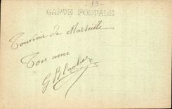 CPA oh these Marseillais the Parisian one (folklore fish)