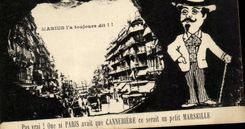 CPA Marius l'a toujours dit ! Que si Parix avait une Cannbiere ce serait un petit Marseille (humour)