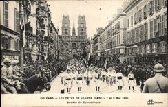 Orleans CPA Festivals of Jeanne of arc May 7th and 9th 1920 Company of Gymnastics (sport)