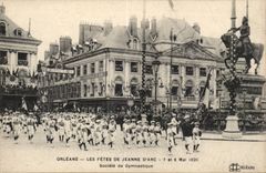 Orleans CPA Festivals of Jeanne of arc May 7th and 9th 1920 Company of Gymnastics (sport)