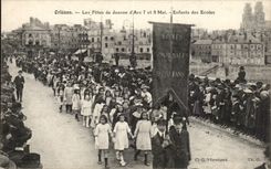 Orleans CPA Festivals of Jeanne of arc May 7th and 9th Children of the schools