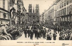 Orleans CPA Festivals of Jeanne of arc May 7th and 9th 1920 the procession