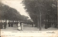 Orleans CPA On the boulevard the kiosk of the music