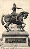 Orleans CPA Statue of Jeanne of arc by Foyatier
