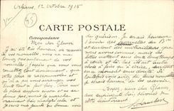 Orleans CPA Statue of Jeanne of arc by Foyatier