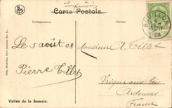 Belgium Bubble CPA Bridge of Liege and center of the city