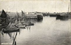 Belgium Belgie Ostend CPA Basin (boat)