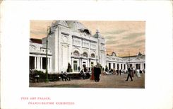 The Fine United Kingdom art De luxe hotel Free British Exhibition CPA