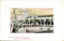 The United Kingdom De luxe hotel off French Applied arts Free British Exhibition CPA