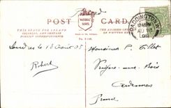 The United Kingdom De luxe hotel off French Applied arts Free British Exhibition CPA