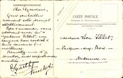 Lyon - 19 fev 1908 - Oase - Palmen -- CPA