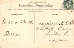 Wand - das sudliche Teil des Kirche-Gatters -- CPA