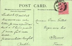 England - England - London - Royal The Exchange and Bank off - bustling and gravitational scene-- CPA