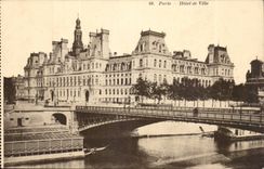 Paris - 4 - Hotel de Ville - CPA 