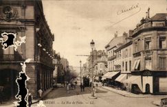 CPA Reims the street of VEsle