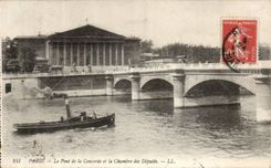 CPA Paris the bridge of the Harmony and the House of Commons