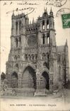 CPA Amiens the cathedral Frontage