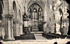 CPA Interior Neuvizy of the church