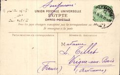 CPA Egypt Egypte Port d'Alexandrie Bateaux Boat ship