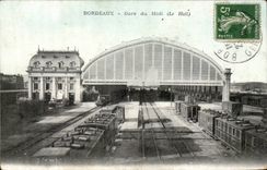 Bordeaux - Station of the South - the Hall - train - CPA