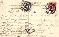 Bordeaux - the Course of Infendance - Servan - tram horse drawn carriage - CPA