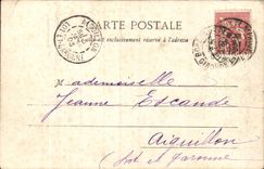 Bordeaux - Train station Saint Jean - horologe - train - surprisingly lovely - CPA