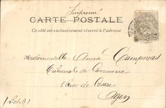 Bordeaux - Junction Indendance - tram line to hop aboard- train - - CPA